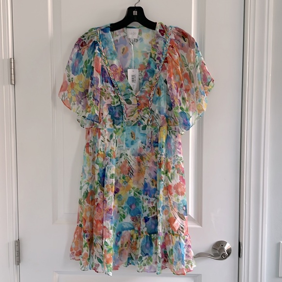 Johnny Was Jade petite margarita mini dress Wild Blooms PS - Picture 3 of 6